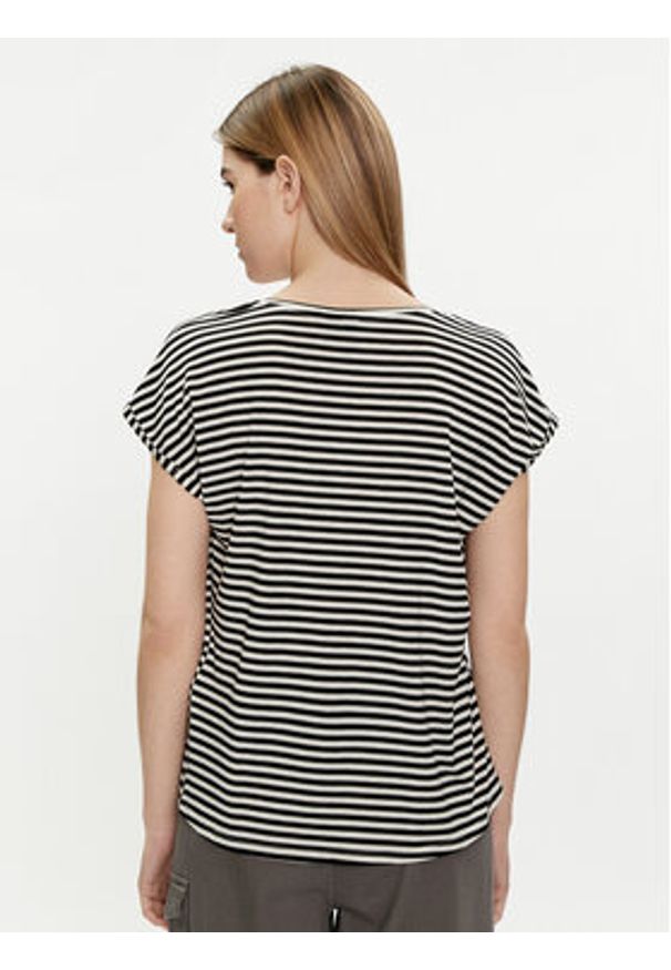 Vero Moda T-Shirt Ava 10284469 Czarny Regular Fit. Kolor: czarny. Materiał: lyocell