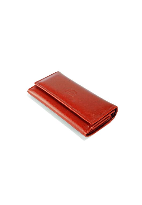 Perfekt Plus - PERFEKT PLUS P/35 A bigiel czerwony, portfel damski. Kolor: czerwony. Materiał: skóra