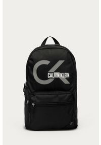 Calvin Klein Performance - Plecak. Kolor: czarny. Materiał: materiał. Wzór: nadruk #1