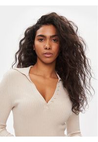 only - ONLY Sweter Minna 15309345 Beżowy Regular Fit. Kolor: beżowy. Materiał: syntetyk #7