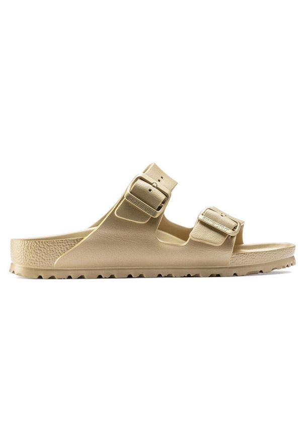 Klapki damskie Birkenstock Arizona Eva. Zapięcie: bez zapięcia. Kolor: żółty. Materiał: syntetyk, materiał. Szerokość cholewki: normalna. Sport: turystyka piesza