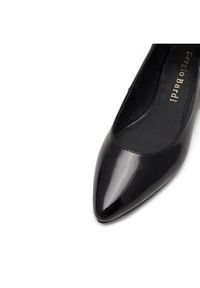 Sergio Bardi Baleriny WFA1572-18Z-SB Czarny. Kolor: czarny. Materiał: lakier, skóra #7