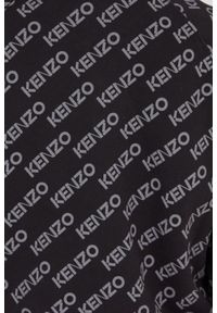 Kenzo - KENZO Rozpinana bluza damska w logo, Rozmiar S. Kolor: czarny
