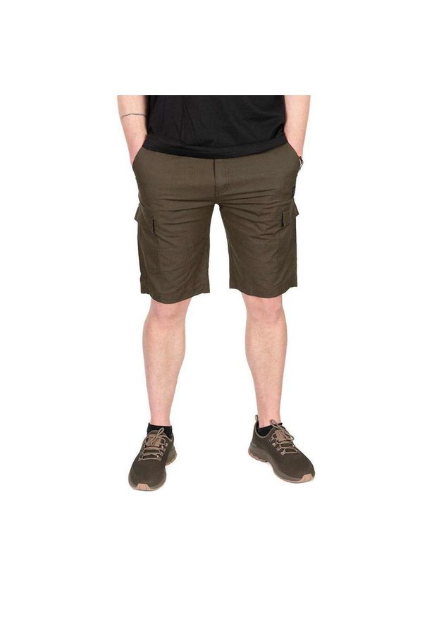 FOX - Spodenki Szorty Wędkarskie Fox Lw Khaki Combat Shorts. Kolor: wielokolorowy