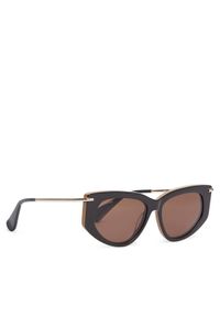 Max Mara Okulary przeciwsłoneczne MM0100 50E Brązowy. Kolor: brązowy