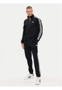 Adidas - adidas Dres Basic 3-Stripes IC6747 Czarny Regular Fit. Kolor: czarny. Materiał: syntetyk #1
