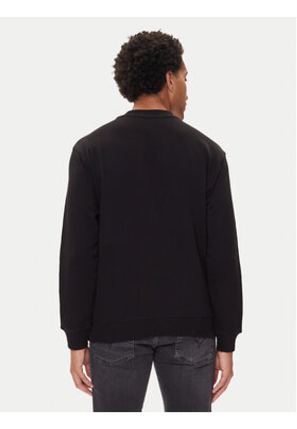 Versace Jeans Couture Bluza 79GAIT02 Czarny Regular Fit. Kolor: czarny. Materiał: bawełna