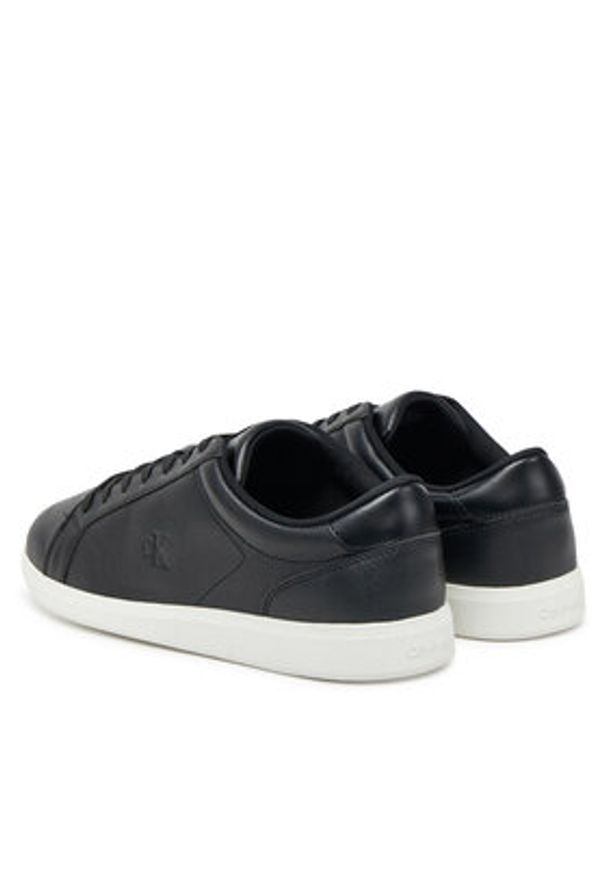 Calvin Klein Jeans Sneakersy Low Profile Cupsole Cm YM0YM01190 Czarny. Kolor: czarny. Materiał: skóra
