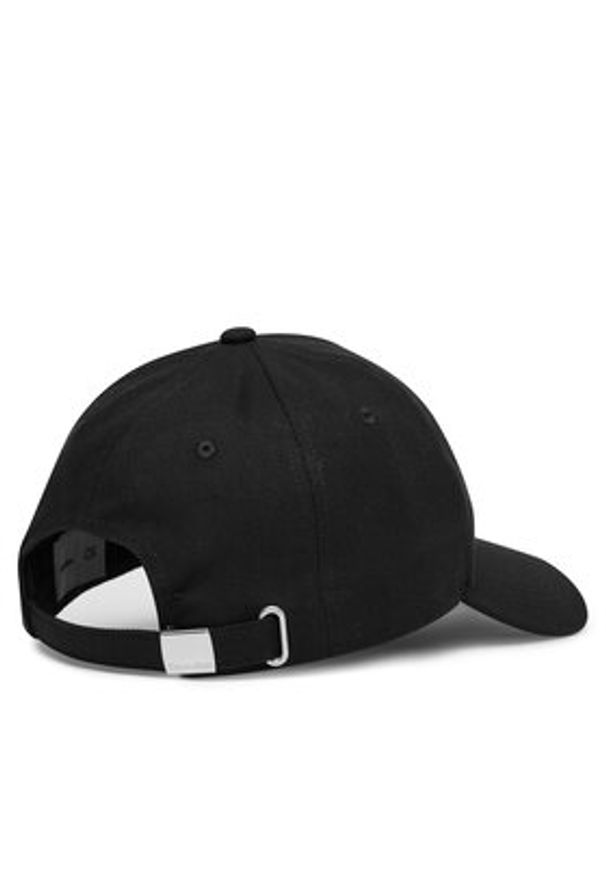 Calvin Klein Czapka z daszkiem Monogram Deboss Canvas Baseball LV04G5027G Czarny. Kolor: czarny. Materiał: bawełna