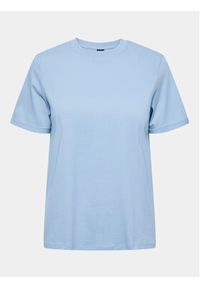 Pieces T-Shirt Ria 17086970 Niebieski Regular Fit. Kolor: niebieski. Materiał: bawełna #5