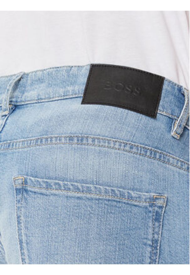 BOSS Jeansy Delaware3-1-Bf 50513692 Niebieski Slim Fit. Kolor: niebieski