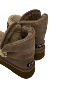 Mou Śniegowce MU.FW681010A Szary. Kolor: szary. Materiał: zamsz, skóra #2