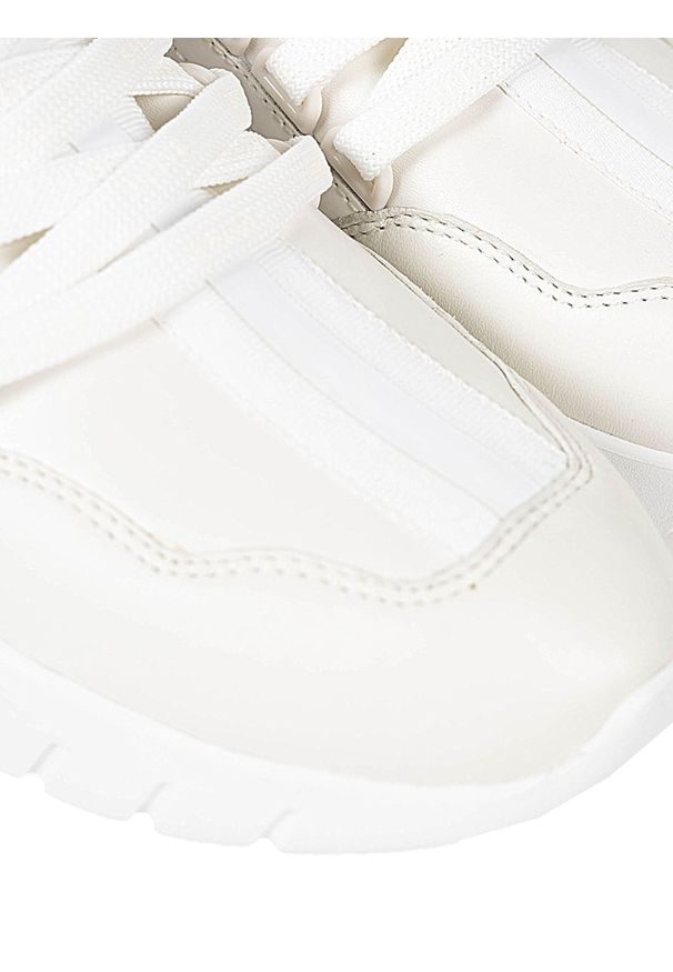 Bally Sneakersy "Bise" | 6226119 | Bise | Kobieta | Biały. Zapięcie: bez zapięcia. Kolor: biały. Materiał: skóra ekologiczna. Wzór: nadruk