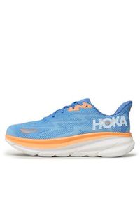 HOKA - Hoka Buty Clifton 9 1127895 Niebieski. Kolor: niebieski. Materiał: materiał #3