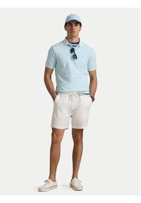 Polo Ralph Lauren Polo 710969626002 Błękitny Custom Slim Fit. Typ kołnierza: polo. Kolor: niebieski. Materiał: bawełna #3