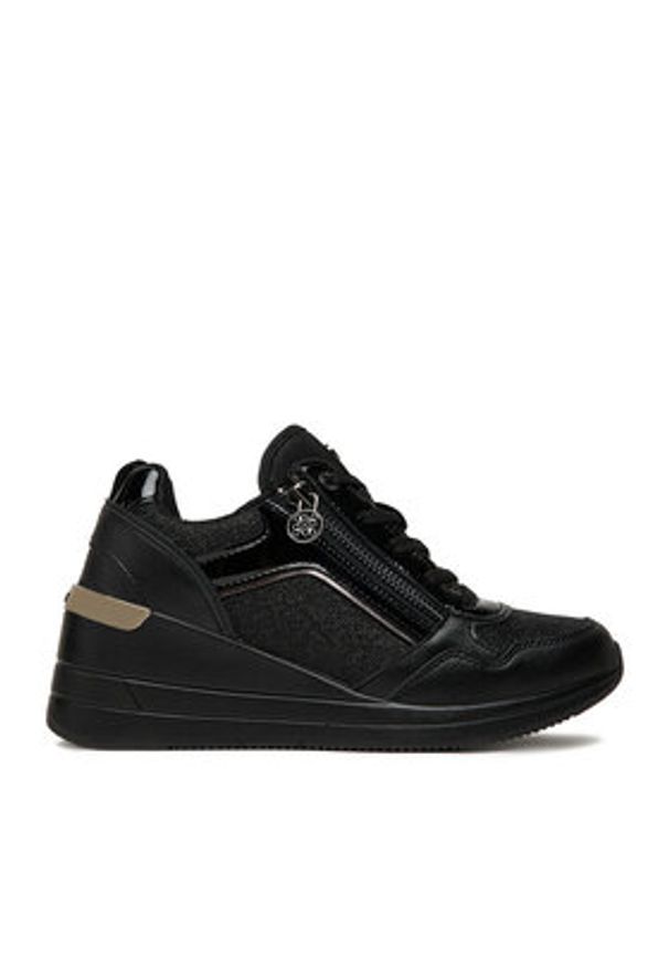 Nine West Sneakersy CEO-AMINA-01 Czarny. Kolor: czarny. Materiał: materiał