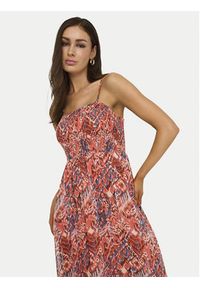 only - ONLY Sukienka letnia Elena 15352634 Pomarańczowy Regular Fit. Kolor: pomarańczowy. Materiał: syntetyk. Sezon: lato #2