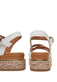 TOMMY HILFIGER - Tommy Hilfiger Espadryle T3A2-33790-0371 S Biały. Kolor: biały. Materiał: skóra #5