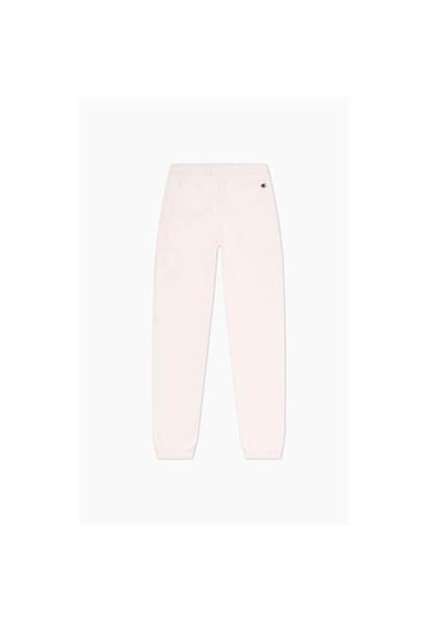 Spodnie sportowe damskie Champion Elastic Cuff Pants. Kolor: różowy. Materiał: bawełna, materiał, syntetyk
