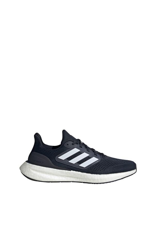 Adidas - Buty Pureboost 23. Kolor: biały, czarny, wielokolorowy. Materiał: materiał