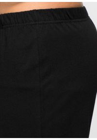 bonprix - Luźniejsze bokserki z bawełnianego dżerseju (3 pary). Kolor: czarny. Materiał: jersey, bawełna #3