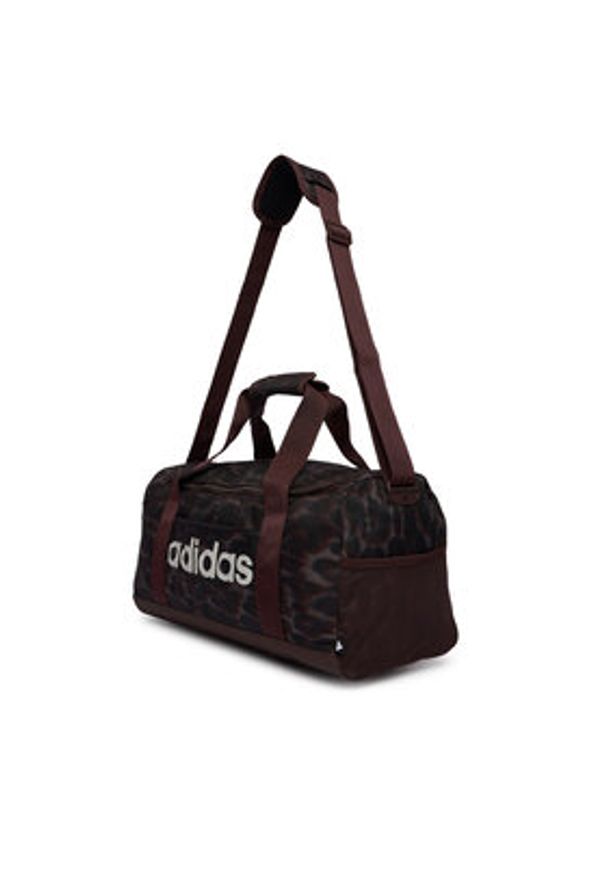 Adidas - adidas Torba LIN G DUFF S KD2179 Brązowy. Kolor: brązowy. Materiał: materiał