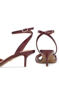 Nine West Sandały FEROZA BYCCC02 Bordowy. Kolor: czerwony. Materiał: syntetyk #8