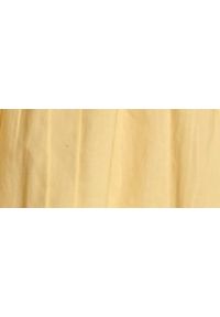 TOP SECRET - Luźna sukienka z falbanami i krótkim rękawkiem. Kolor: żółty. Materiał: tkanina, bawełna. Długość rękawa: krótki rękaw. Wzór: aplikacja. Sezon: lato. Styl: wakacyjny #7