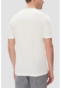 Aeronautica Militare - AERONAUTICA MILITARE Biały bawełniany męski t-shirt, Rozmiar XXL. Okazja: na co dzień. Kolor: biały. Materiał: bawełna. Styl: elegancki, casual, klasyczny, sportowy #5