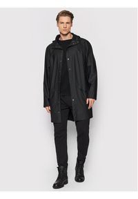 Rains Kurtka przeciwdeszczowa Unisex 12020 Czarny Regular Fit. Kolor: czarny. Materiał: syntetyk