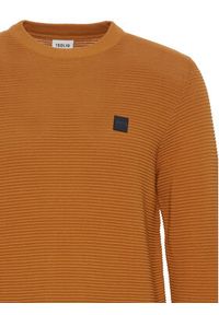 !SOLID - Solid Sweter 21106094 Żółty Regular Fit. Kolor: żółty. Materiał: bawełna #5