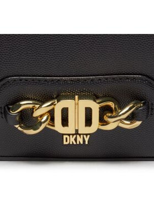 DKNY Torebka Valencia Demi R34HHB34 Czarny. Kolor: czarny. Materiał: skórzane