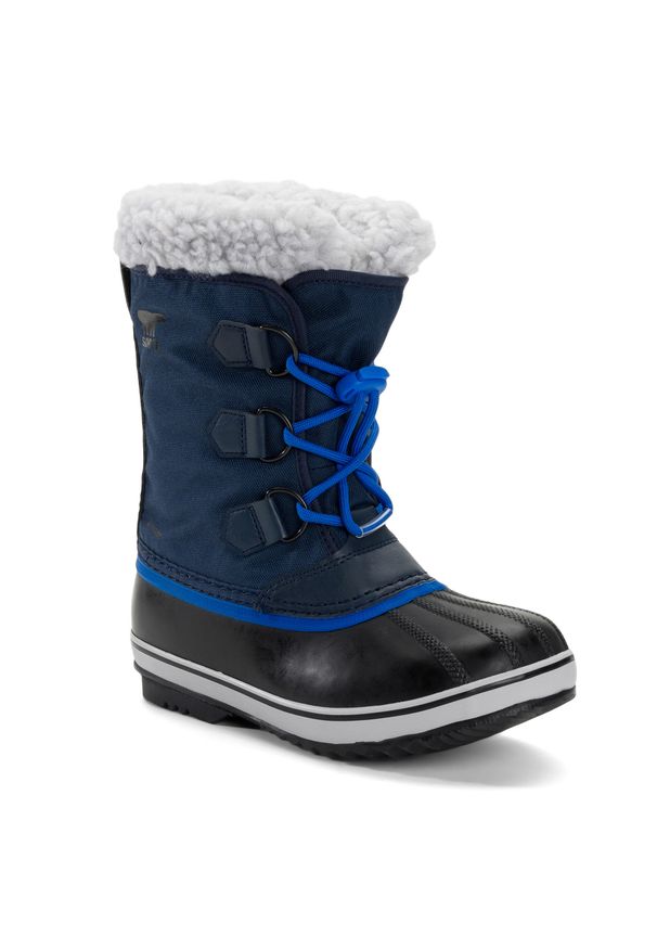 sorel - Śniegowce juniorskie Sorel Yoot Pac Nylon Wp. Kolor: niebieski. Materiał: nylon