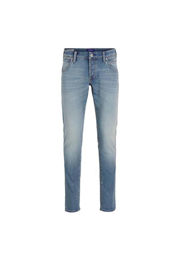 Jeansy Jack & Jones Mike 423 niebieski denim. Kolor: niebieski. Materiał: denim, jeans. Sport: skateboard