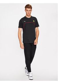 Puma T-Shirt Ferrari Race 620946 Czarny Regular Fit. Kolor: czarny. Materiał: bawełna #5