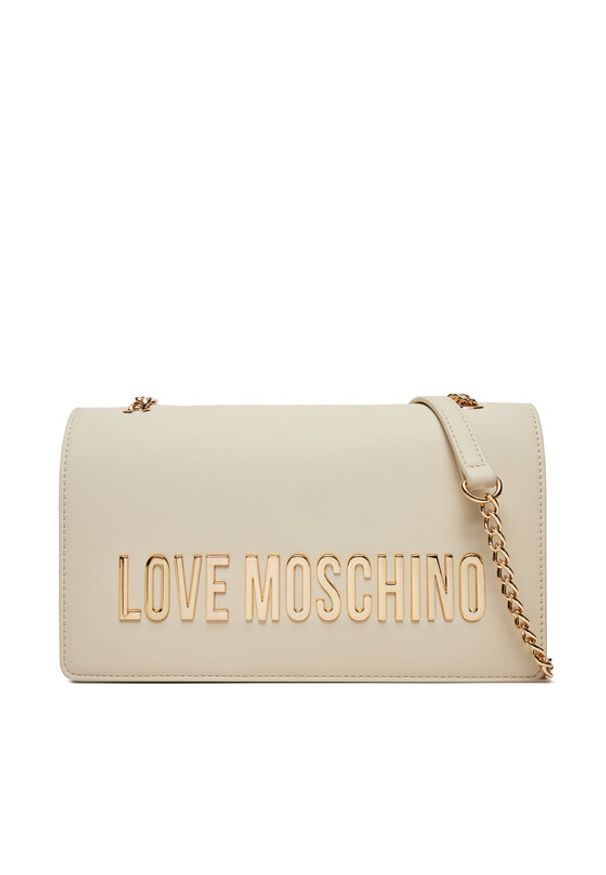 Love Moschino - LOVE MOSCHINO Torebka JC4192PP1MKD0110 Écru. Materiał: skórzane