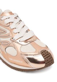 Karl Lagerfeld - KARL LAGERFELD Sneakersy Velocette KL63925 Różowe złoto. Kolor: złoty, różowy, wielokolorowy. Materiał: skóra #3