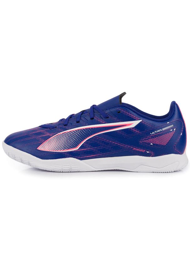 Buty Halowe Halówki Sportowe Piłkarskie Puma Ultra 5 Play It. Kolor: fioletowy, różowy, biały, wielokolorowy. Sport: piłka nożna
