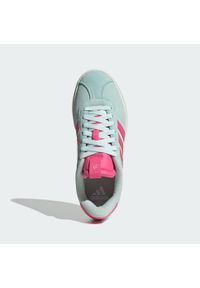 Adidas - Buty VL Court 3.0. Kolor: różowy. Materiał: skóra