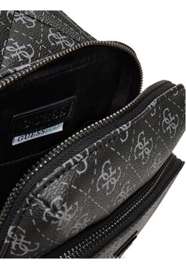 Guess Saszetka Milano HMMILO P5226 Czarny. Kolor: czarny. Materiał: skóra