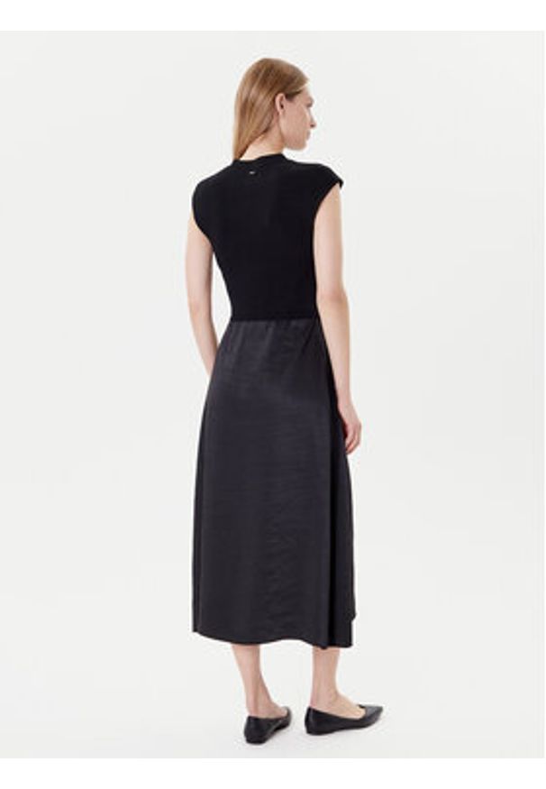 BOSS Sukienka codzienna Ferdolini 50542873 Czarny Regular Fit. Okazja: na co dzień. Kolor: czarny. Materiał: syntetyk. Typ sukienki: proste. Styl: casual