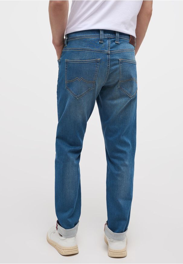 Mustang - Męskie Spodnie Jeansowe MUSTANG Oregon Slim K Denim Grey 1014264 4500 842