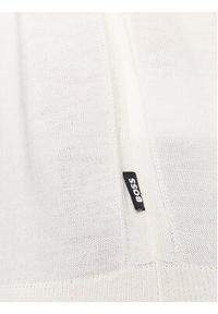 BOSS - Boss Sweter Leno-P 50468239 Écru Slim Fit. Materiał: wełna #4
