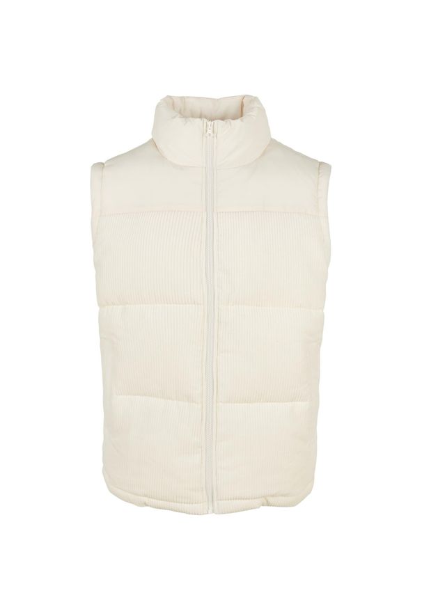 Kurtka Urban Classics Cord. Kolor: biały. Materiał: puch