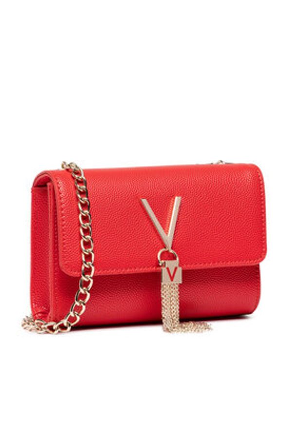 VALENTINO - Valentino Torebka Divina VBS1R403G Czerwony. Kolor: czerwony. Materiał: skórzane