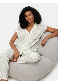 Triumph Piżama Boyfriend 10222611 Zielony Relaxed Fit. Kolor: zielony. Materiał: wiskoza #3
