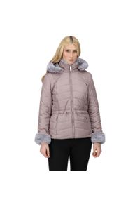 Regatta - Kurtka turystyczna damska Willabella zimowa. Kolor: fioletowy, wielokolorowy, różowy. Sezon: zima. Sport: turystyka piesza #2