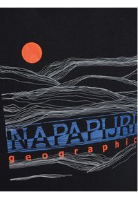 Napapijri T-Shirt S-Buti NP0A4INM Czarny Regular Fit. Kolor: czarny. Materiał: bawełna #3