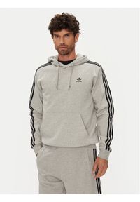 Adidas - adidas Bluza adicolor Classics 3-Stripes JY1376 Szary Regular Fit. Kolor: szary. Materiał: bawełna #1