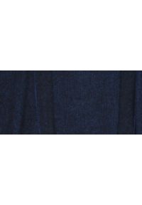 TOP SECRET - Kamizelka swetrowa damska. Kolor: niebieski. Materiał: dzianina, prążkowany. Długość: długie. Sezon: zima, jesień. Styl: elegancki #4